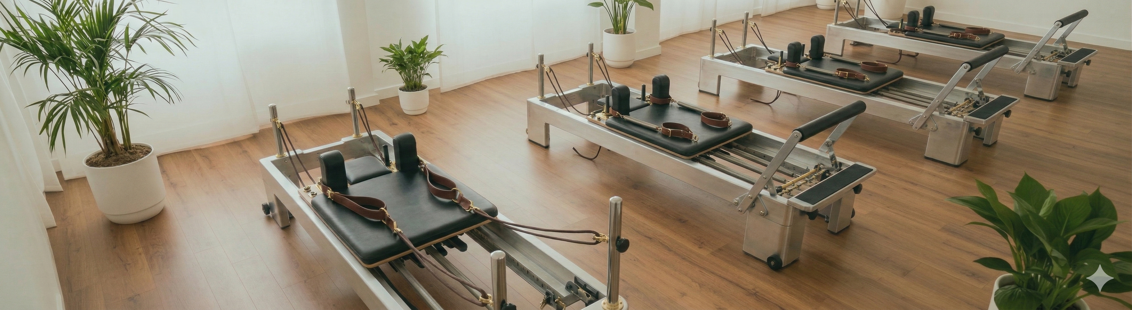 Pilates reformer equipment
